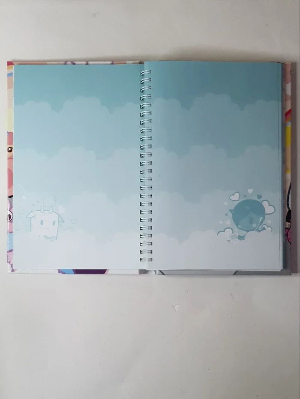 tokidoki Hardcover Spiral Notebook with Silver Qee Figurine New